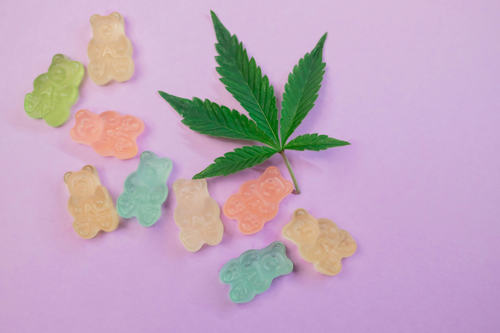 CBD-infused gummy bears