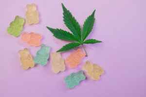 CBD-infused gummy bears